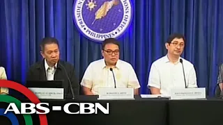 Malacañang holds press briefing with LTFRB | ABS-CBN News