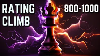 Chess Rating Climb - 800-1000 Rating Range - How To Win At Chess-Chess Strategy And Thought Process