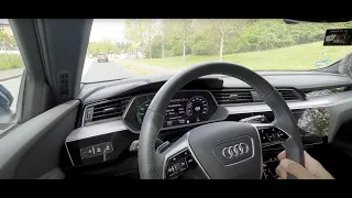 Audi e-tron 55 (2021): Reichweitentest | Stadt, Land & Autobahn (120/150km/h)