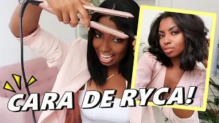 COMO FAZER ONDAS NO CABELO CURTO COM PRANCHA Camila Nunes