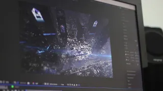 Futuristic City using Element 3D