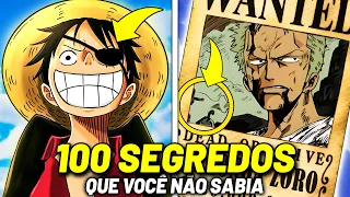 100 NOVOS SEGREDOS DE ONE PIECE QUE VOCÊ NÃO SABIA! (Curiosidades)