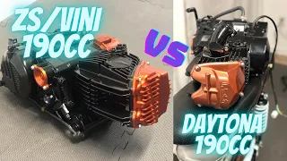 Zongshen/Vini 190cc(2valve) Vs Daytona 190cc (4valve) (Sound)