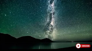 Milky Way Glowing At Night - nature footage (Copyright free video)