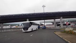 Paris CDG - Bus transfer from terminal 2F to terminal 2E - hall M