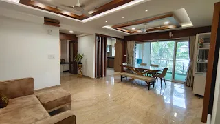 LUXURY FULLY FURNISHED 3 BHK FLAT FOR SALE IN JUBLEE HILLS HYDERABAD ELIP PROPERTY