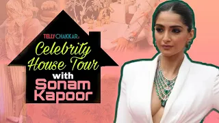 Celebrity homes with Sonam Kapoor | Shares glimpses of her London based home | Checkout Video