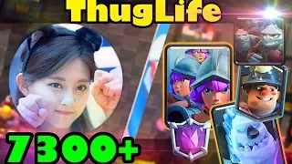 🔥She Said 👈  Three  MUSKETEERS  Undying 7300+ Ladder Pushing- Clash Royale