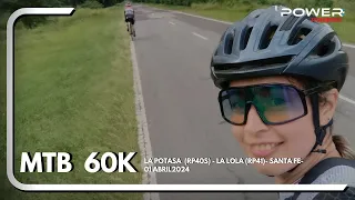 ⚡𝐏𝐨𝐰𝐞𝐫 𝐓𝐞𝐚𝐦  🚵🏻🚵🏻‍♂️ 60km:  Reconquista - La Potasa (RP40s) - Paraje la Lola (RP41)✨