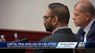 Defense: Man accused of murdering 4 family members witnessed the murders but didn't shoot them