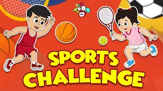 Sports Challenge | Sports Day | Animated Stories | English Cartoon | Moral Stories | PunToon Kids