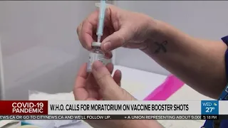W.H.O. pushed for pause on vaccine booster