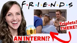 Ob/Gyn Reacts to Triplet Birth on Friends | Phoebe's Babies