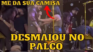 Fã do Gusttavo Lima DESMAIA no PALCO em show após PEDIR a CAMISA do cantor