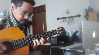 "The Long Road Home" (Simon Phillips & Protocol V), cover play-along on guitar : Krishnan Mohamad