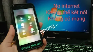 [THUANEXP] iPhone phát wifi nhưng các thiết bị khác không thể sử dụng internet - no internet