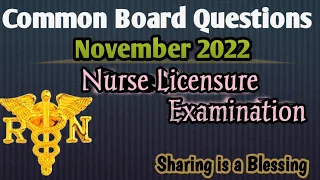 NLE: November 2022 Common Board Questions