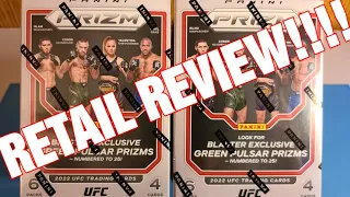 !!NEW!!  2022 Panini Prizm UFC Blaster Box Rip!!  Year 2 of UFC Prizm looking better than ever!!!