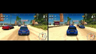 Sega Rally 3 arcade Quick Race Mode Versus 2 player 60fps
