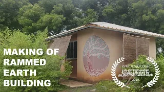 Natural Rammed Earth Building | JOI Social Space | Auroville Earth Institute