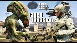 LSPDFR #479 ALIEN INVASION!! (GTA 5 REAL LIFE POLICE MILITARY PC MOD)