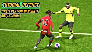 tutorial!! DEFENSE LINI TENGAH & PERTAHANAN BOT LEGENDA