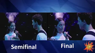 Slovenia - Zala Kralj & Gašper Šantl - Sebi - semifinal vs Final - Eurovision 2019