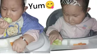Watch what Baby Lina Eats in 24 hours 😋