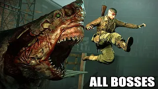 Zombie Army 4: Dead War - All Bosses (With Cutscenes) HD 1080p60 PC