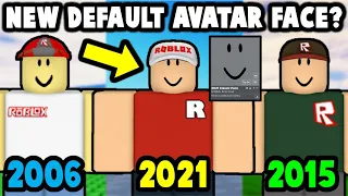 There is a new default avatar face? (ROBLOX)
