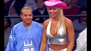 (720pHD): WCW Thunder 11/04/99 - Billy Kidman & Konnan (w/Torrie Wilson) vs. Berlyn & Curly Bill