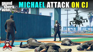 MICHAEL ATTACK ON CJ | TECHNO VIHAAN | GTA 5 VIDEO #18