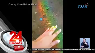 Bahaghari, lumitaw umano sa isang bakuran sa Cabagan, Isabela | 24 Oras