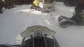 Snow Mobilling Saxon Mtn  19DEC2015