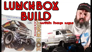 Tamiya lunchbox with hop ups build video