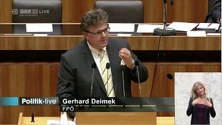 Gerhard Deimek - Erhaltung Bahnlinie Oberwart Friedberg - 18.6.2015