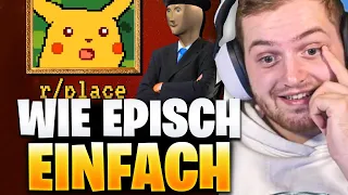 😍😱LEGENDÄRE R/PLACE ZUSAMMENFASSUNG von JULES REAKTION | Trymacs Stream Highlights