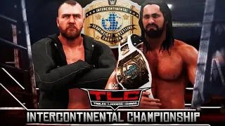 WWE TLC 2018: Seth Rollins vs Dean Ambrose - IC Championship | WWE 2K19