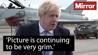 Boris Johnson blasts 'false flag' kindergarten attack in Ukraine