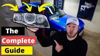 How To Take Apart Your Headlight - B7 A4 S4 RS4 - Audi Lens Removal & More!