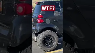 Smart #Fortwo Off Road Edition? Or, #Smartcar gone #dumb? #shorts #carfails #wtf #wtfmoment
