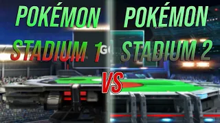 Todas las diferencias entre Pokémon Stadium 1 vs Pokémon Stadium 2 - Super Smash Bros Ultimate