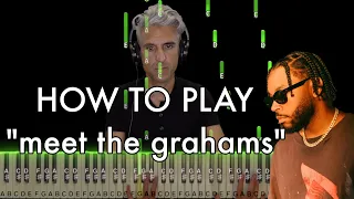 Kendrick Lamar - "meet the grahams" ACCURATE piano tutorial