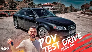 AUDI A4 SEDAN POV TEST DRIVE ASMR | PLUG YOUR HEADPHONES!