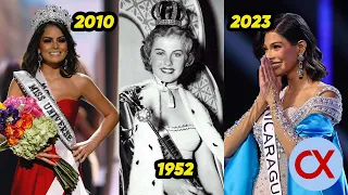 TODAS LAS GANADORAS DEL MISS UNIVERSO desde 1952 hasta el 2023|MISS UNIVERSE WINNERS 2023 4K