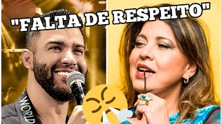 Segurança de Gusttavo Lima barra Roberta Miranda em show