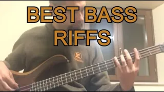 THE BEST 10 BASS RIFFS OF ALL TIMES - TOP 10 BASSLINES