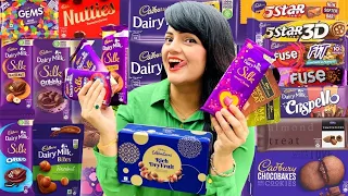 Trying Every CADBURY CHOCOLATE | Food Vlog