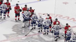 Second Handshake Line of the Playoffs (The Tampa Bay Lightning and The Florida Panthers)