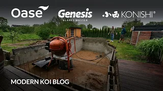 Modern Koi Blog #5349 - Toms im Bau befindlicher 30.000 Liter Teich